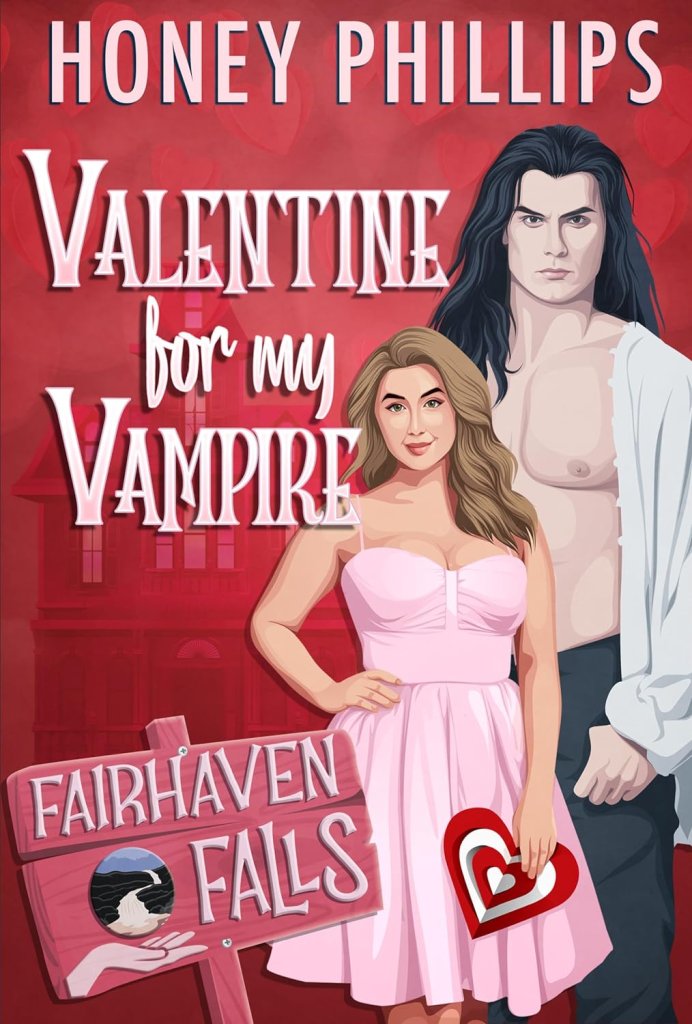Cover of Valentine for My Vampire by Honey Phillips