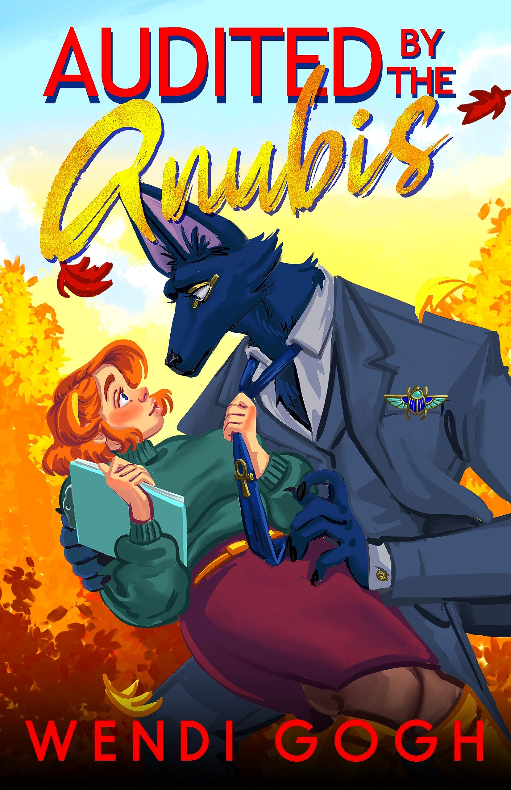 Cover of Audited by the Anubis (Monstrous Meet Cutes #1) by Wendi Guff