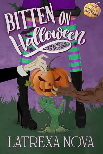 Cover of Bitten on Halloween by Latrexa Nova