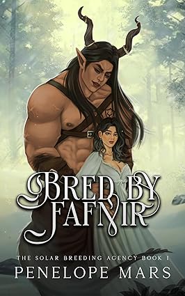 Cover of Bred by Fafnir : An Alien Romance (The Solar Breeding Agency) by Penelope Mars